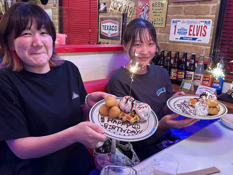 内畠さん、森田さんのお誕生会