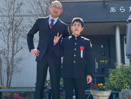 剛くんの卒業式