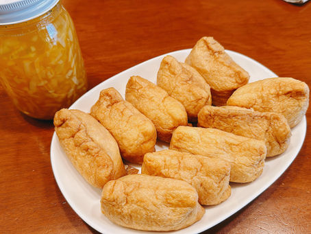 レモンいなり寿司作りました。