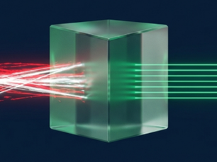 IA probabiliste VS IA déterministe illustration visuel au travers un cube 3D