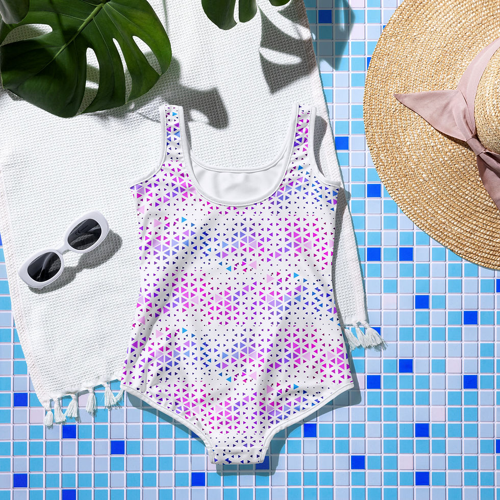Miniature : All-Over Print Youth Swimsuit