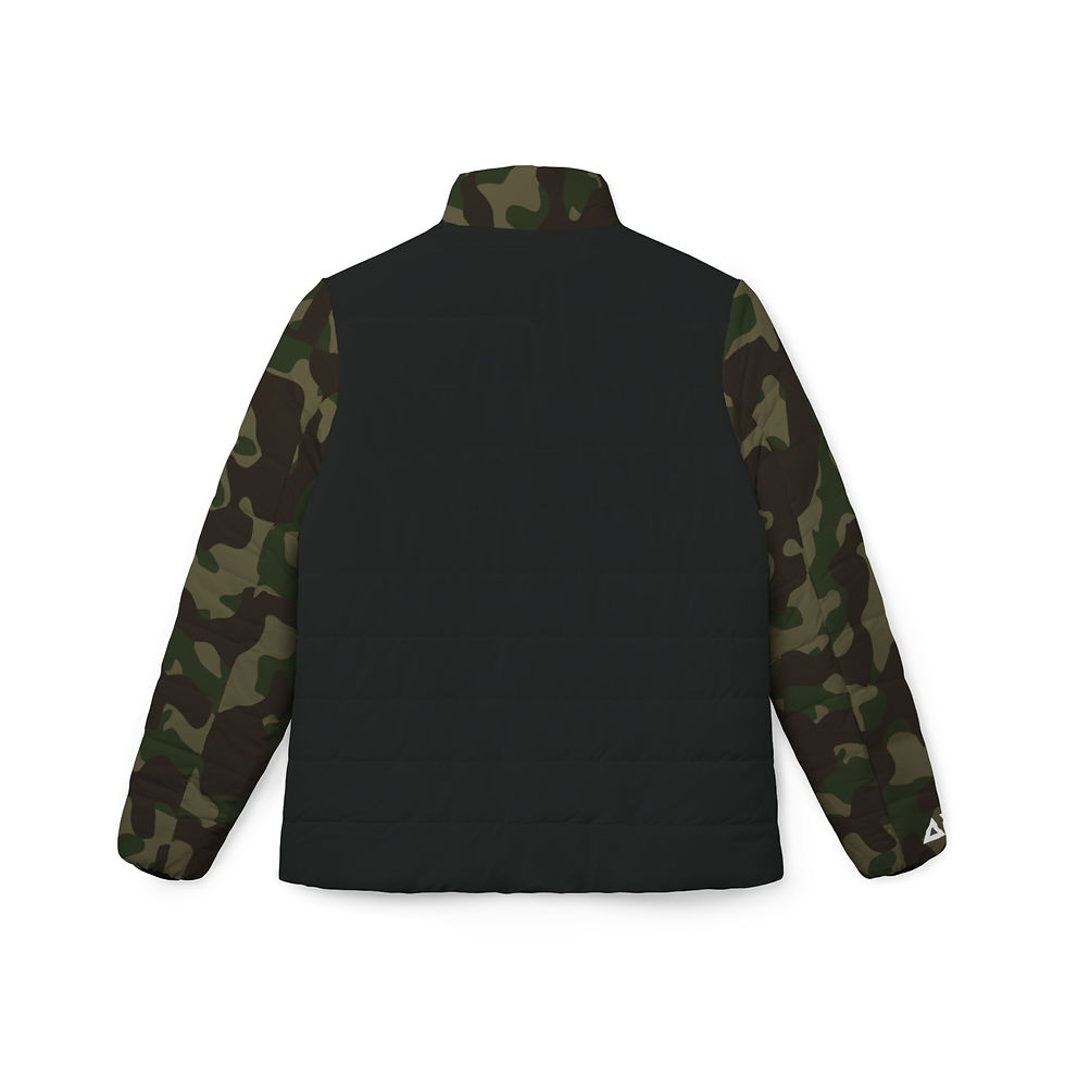 Miniature : Doudoune femme à imprimé camouflage & Noir