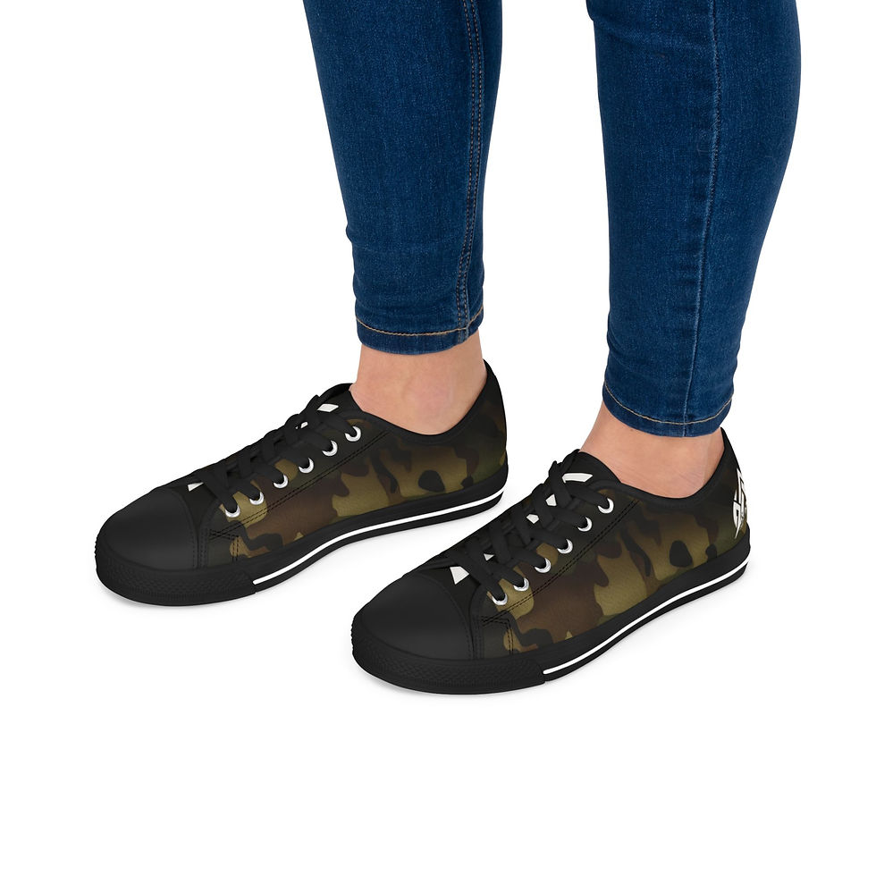 Miniature : Baskets basses camouflage pour femmes APEX