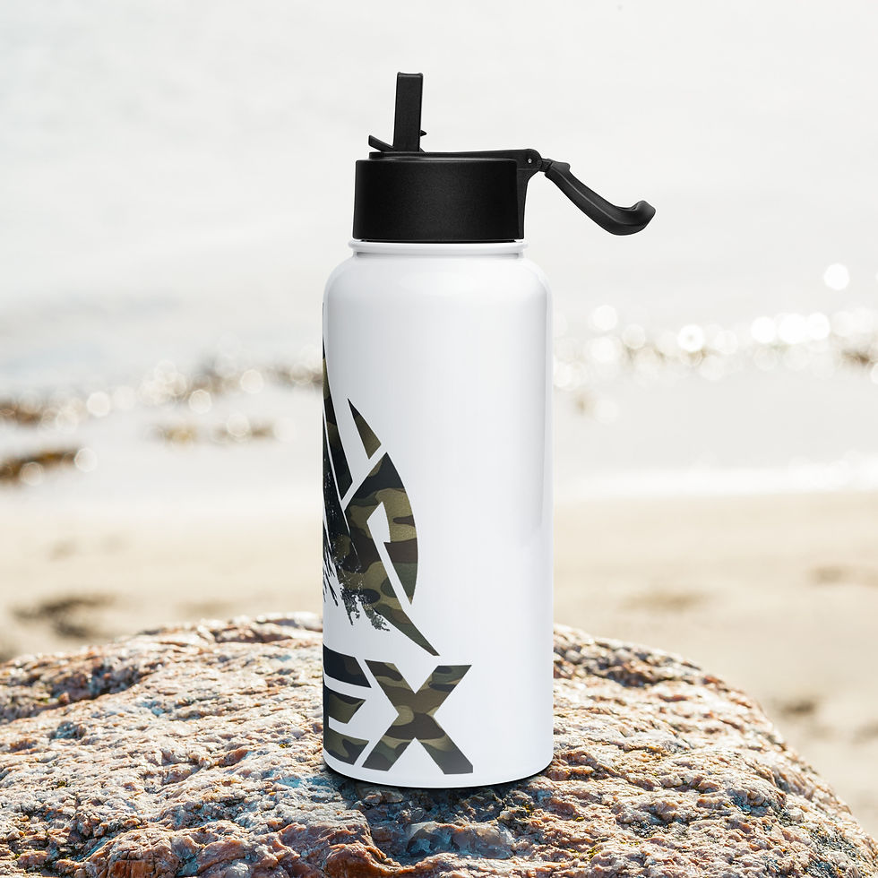 Bouteille d'eau en acier inoxydable avec couvercle à paille