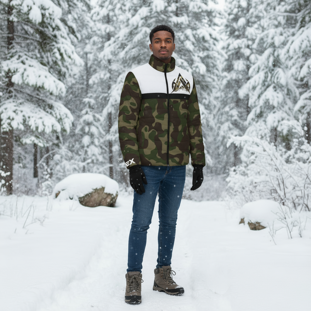Doudoune camouflage pour homme