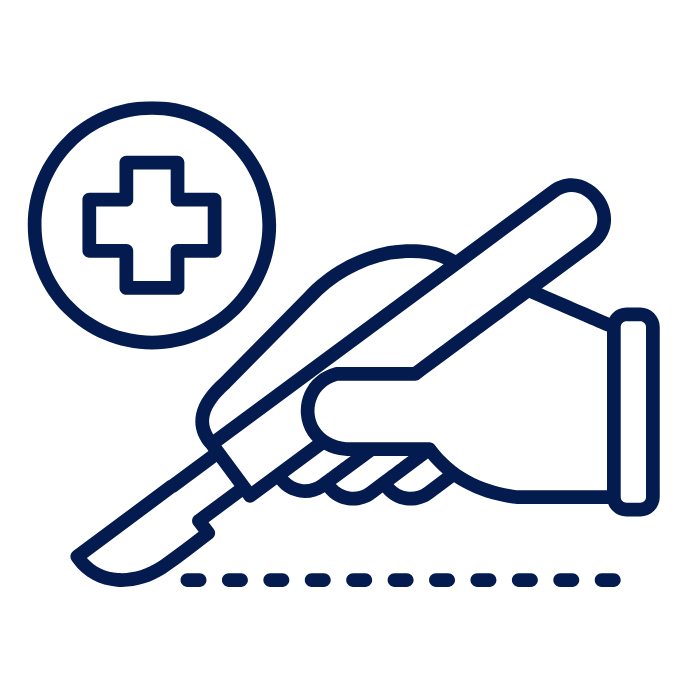 Surgical icon at the best healthcare clinic in Guwahati