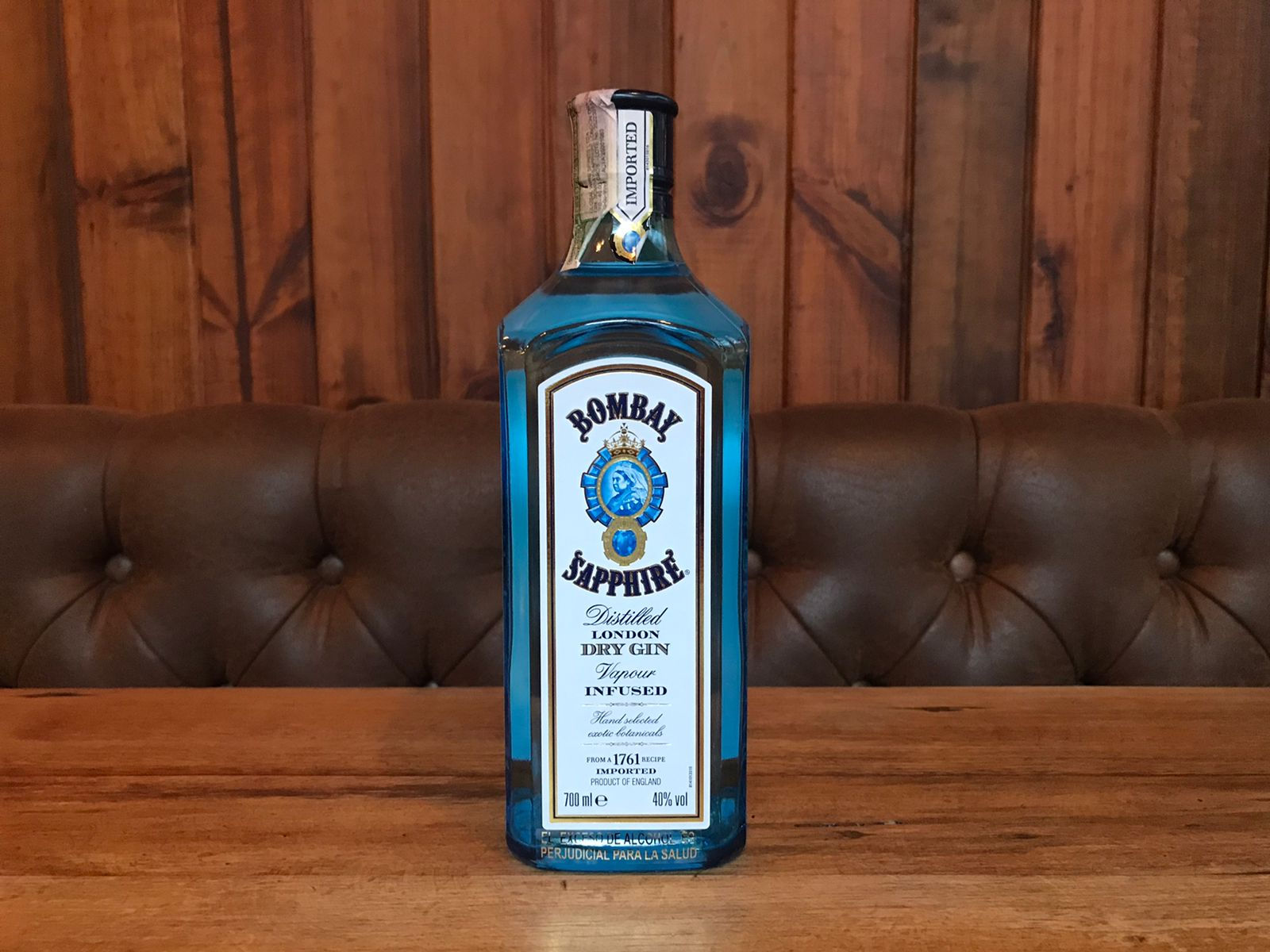 Ginebra Bombay Sapphire destilado (700 ml)