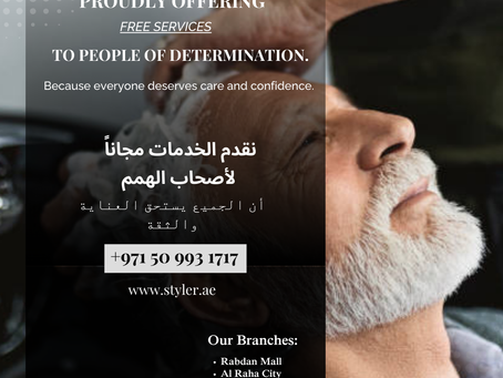 Empowering Confidence: Free Grooming Services for People of Determination