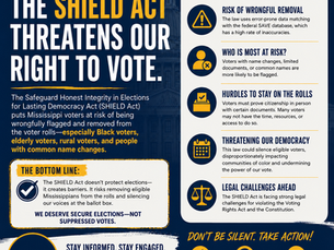 Jackson City NAACP Urges Voters to Stay Informed About Mississippi’s SHIELD Act