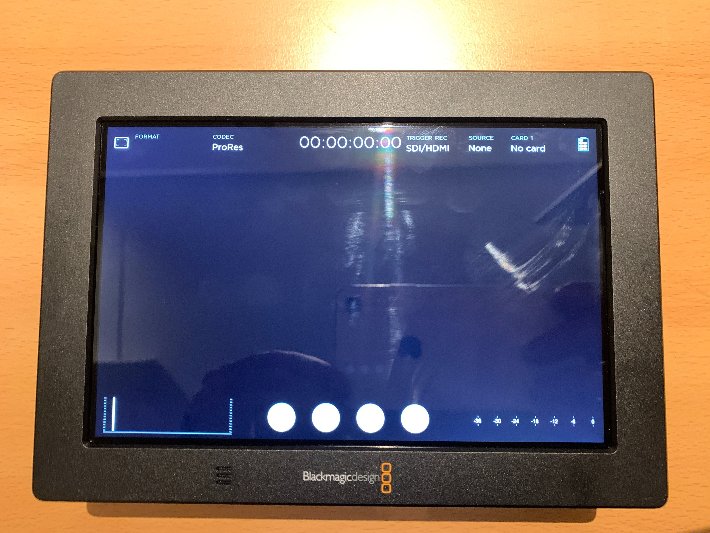 Blackmagic Design Video Assist 4K 7" Monitor Recorder with 3 batteries & Charger