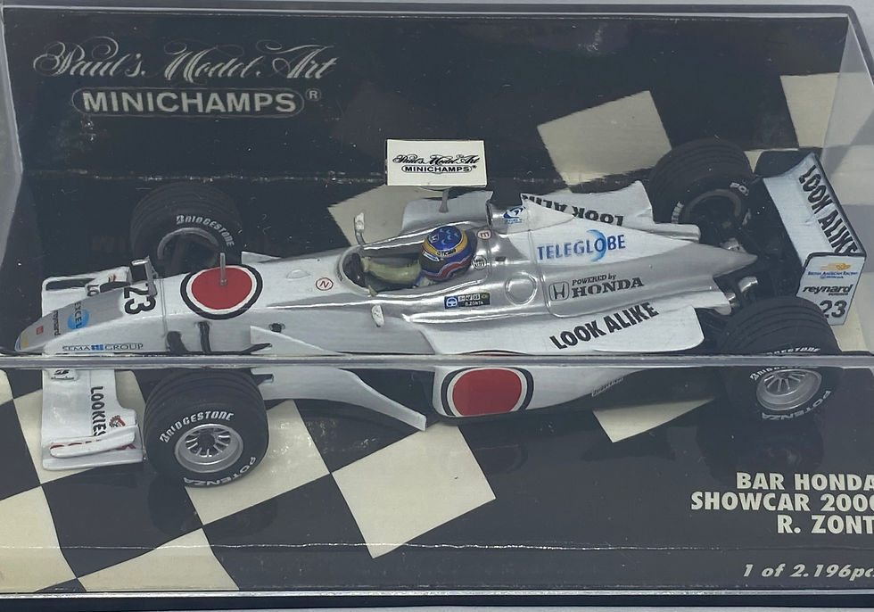 J.ヴィルヌーヴ BAR HONDA SHOWCAR 2000 タバコ仕様 J.ヴィルヌーヴ BAR HONDA SHOWCAR 2000 タバコ仕様