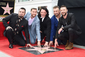 *NSYNC recibió su Estrella en el Paseo de la Fama