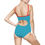 Thumbnail: Spaghetti Strap Nauti Swimsuit Teal