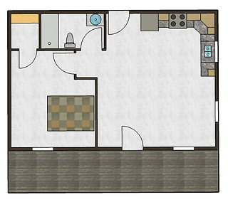 Grizzly Track Cabin FloorPlan