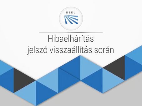 Hikvision eszközök jelszó visszaállítása