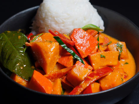 Rotes Kürbis-Curry aus Thailand – Gaeng Fak Thong