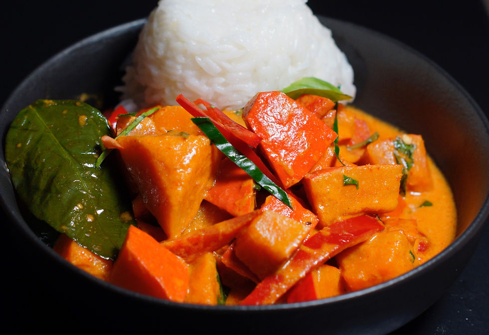 Rotes Kürbis-Curry aus Thailand – Gaeng Fak Thong