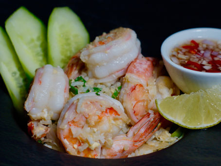 Khao Pad Goong - Gebratener Reis mit Shrimps