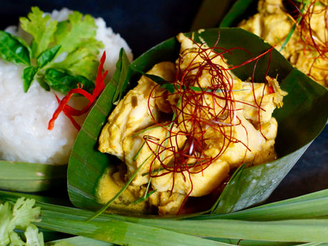 Amok- Fischcurry aus Kambodscha