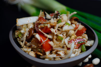 Laphet Thoke-Burmesischer Teeblattsalat