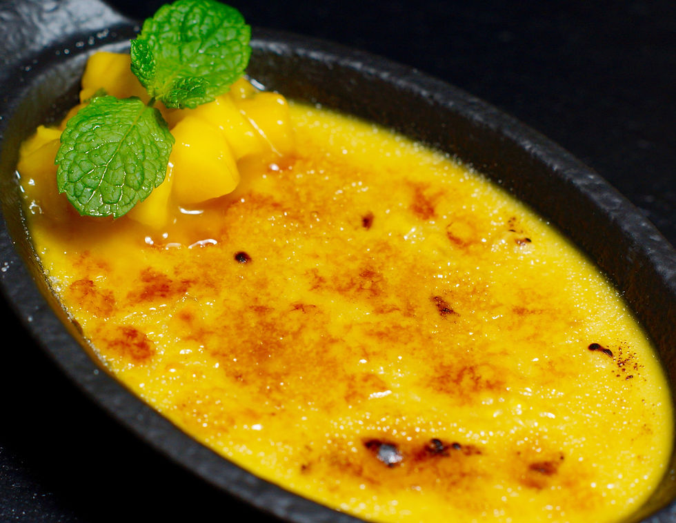 Mango-Creme-Brulee