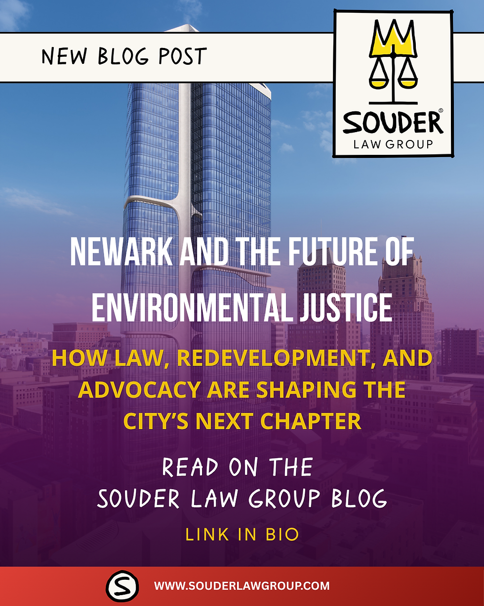 Newark and the Future of Environmental Justice in New Jersey
