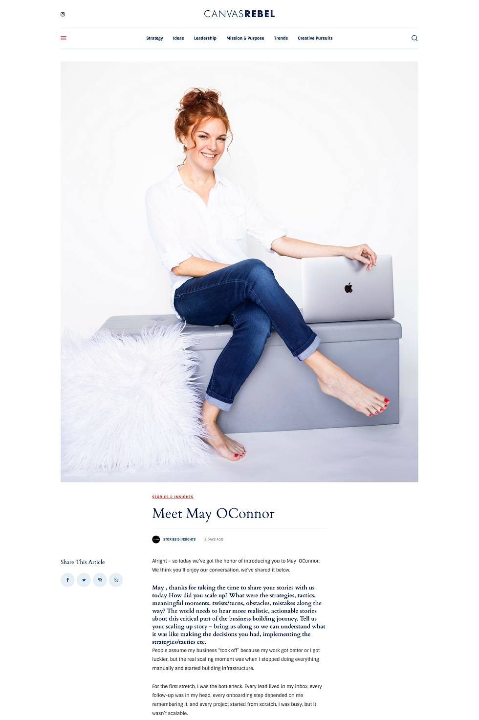 Click to read the full article feature at Canvas Rebel