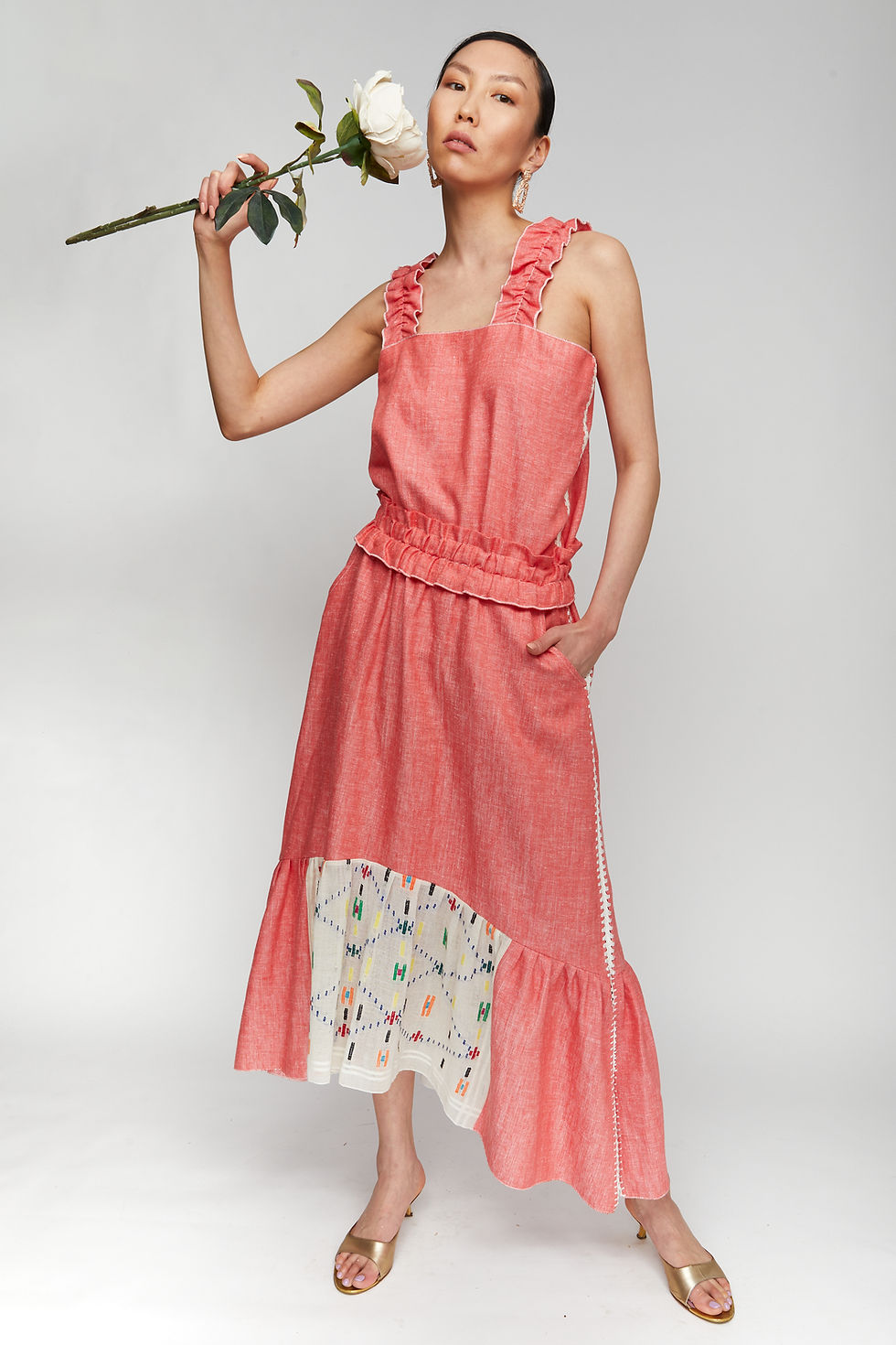 Thumbnail: JASMINE CORAL SKIRT-DRESS