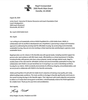 Negril Inc Support Letter