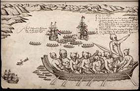 Britishers occupying over the maorians