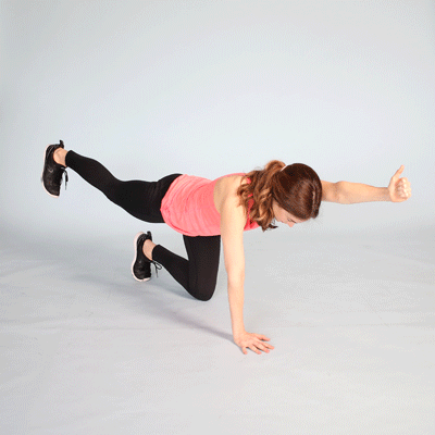 Bird Dog exercise is essential to create body balance