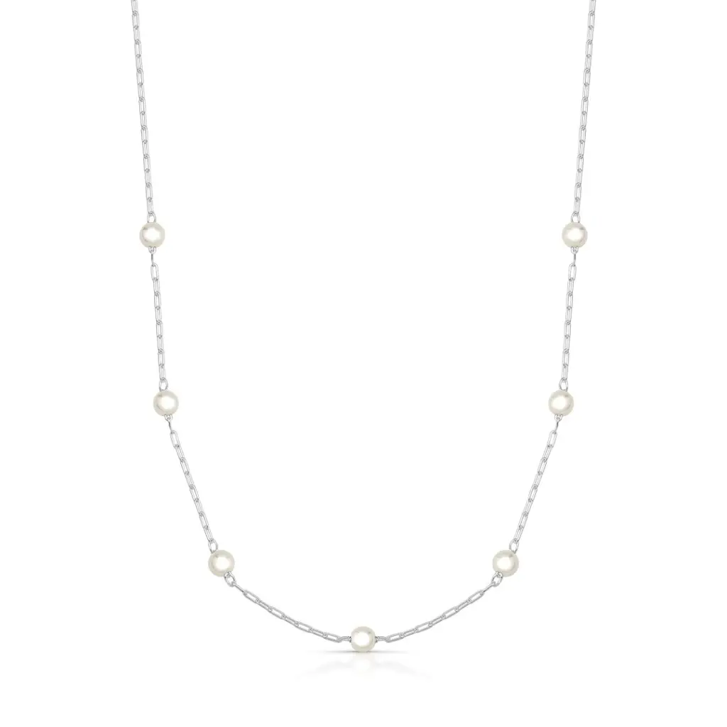 Chocker Cartier 7 pérolas