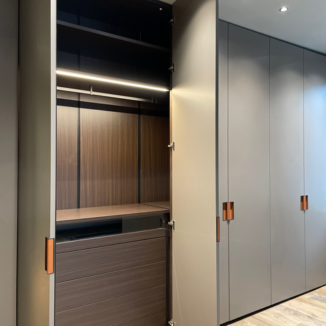 custom closet interior