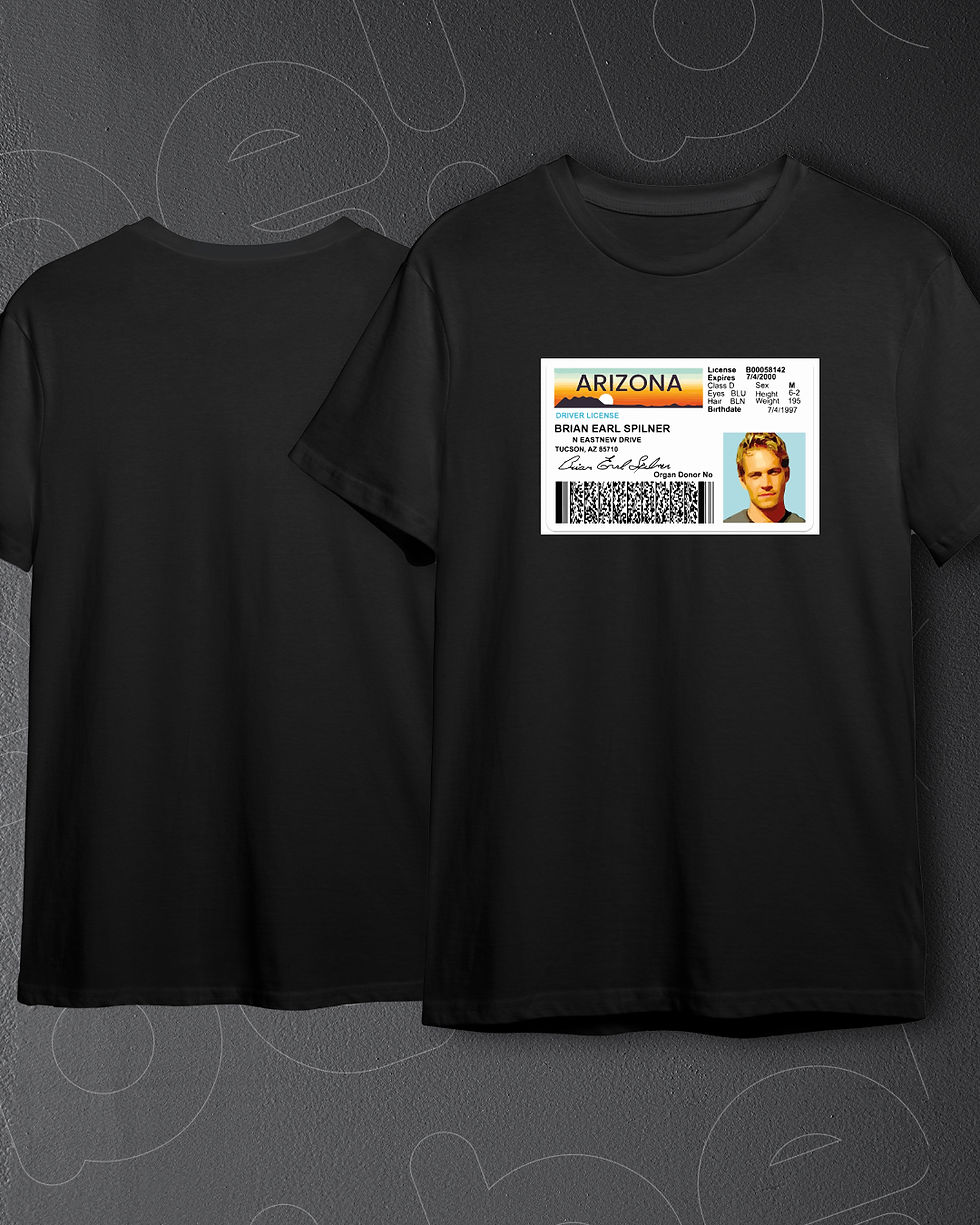 Miniatura: Camiseta Brian Driver License