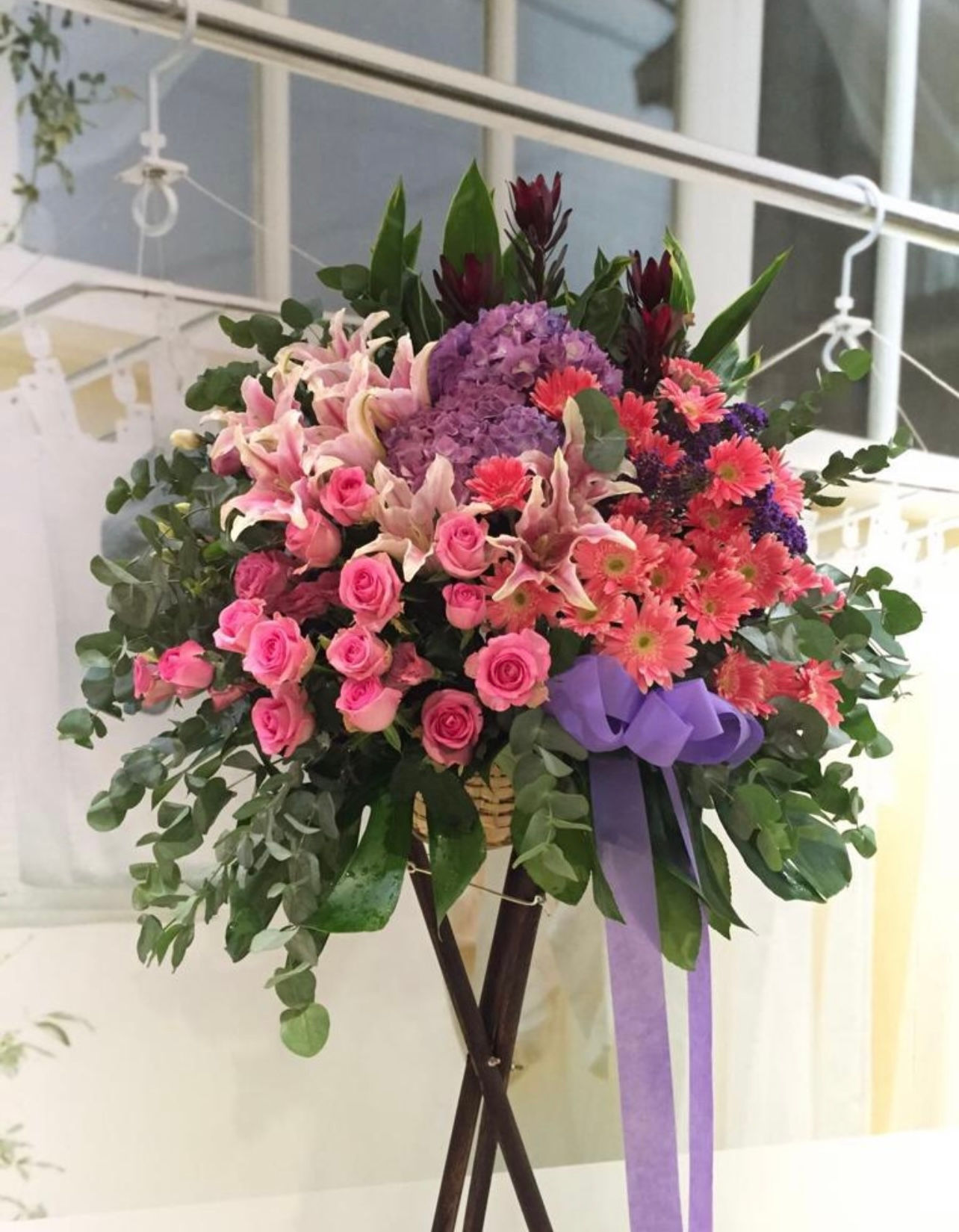 開張花籃Grand Opening Flower Basket 