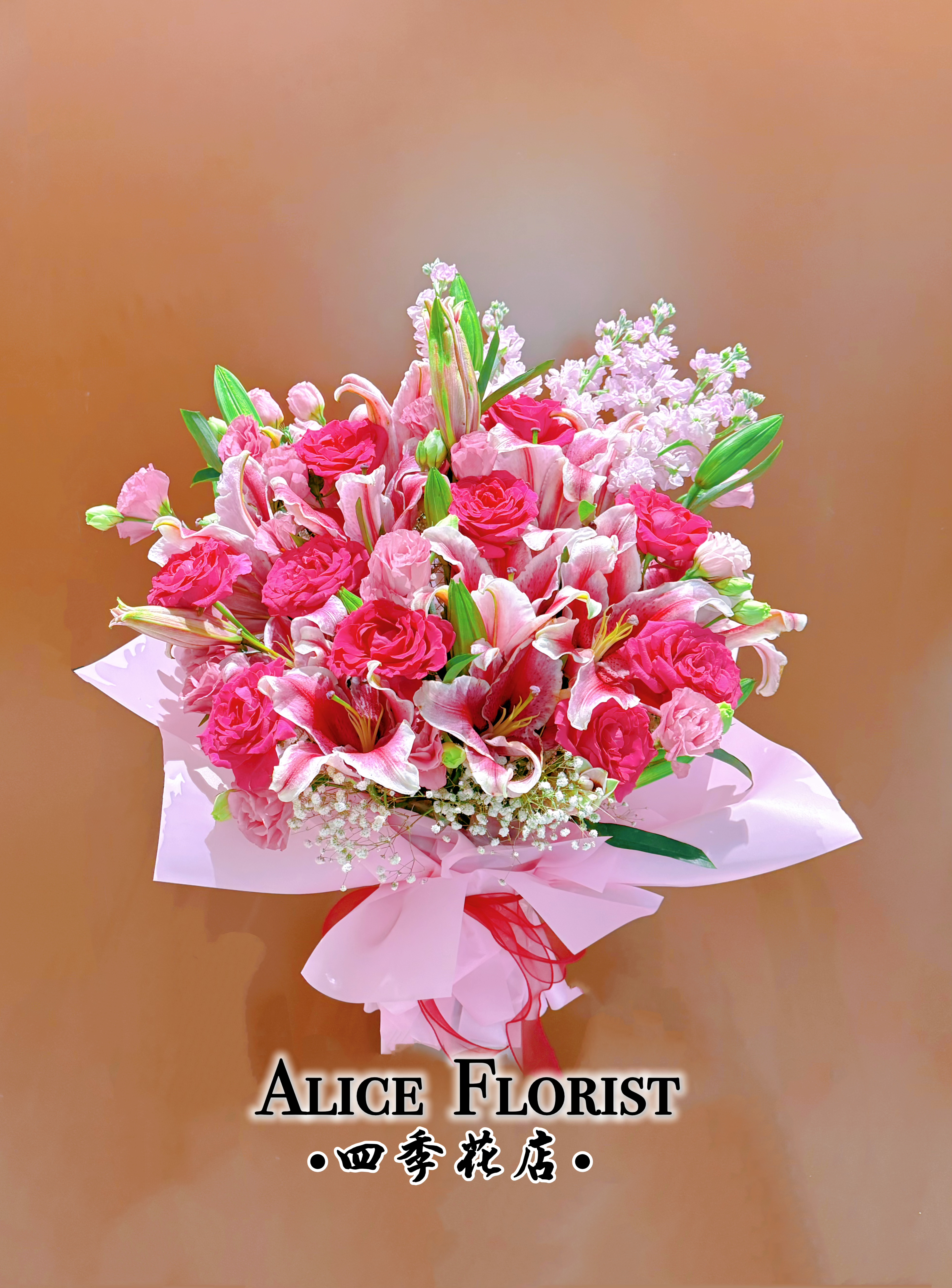 玫瑰花🌹百合花束 Roses&Lily