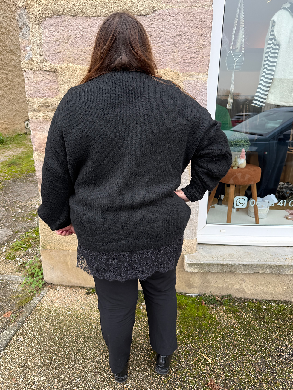 Miniature : Pull dentelle