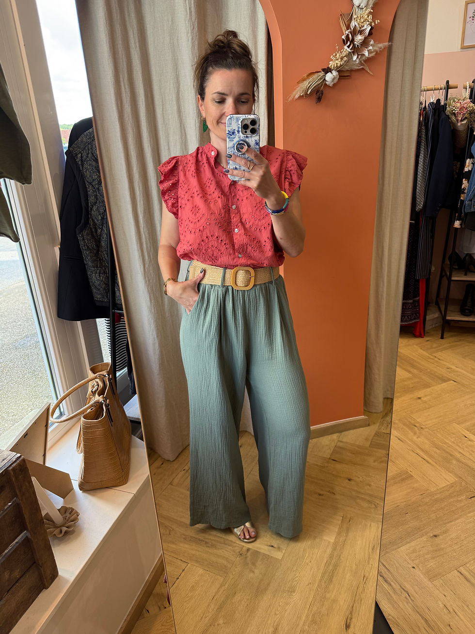 Miniature : Pantalon Gaz de coton Izzy