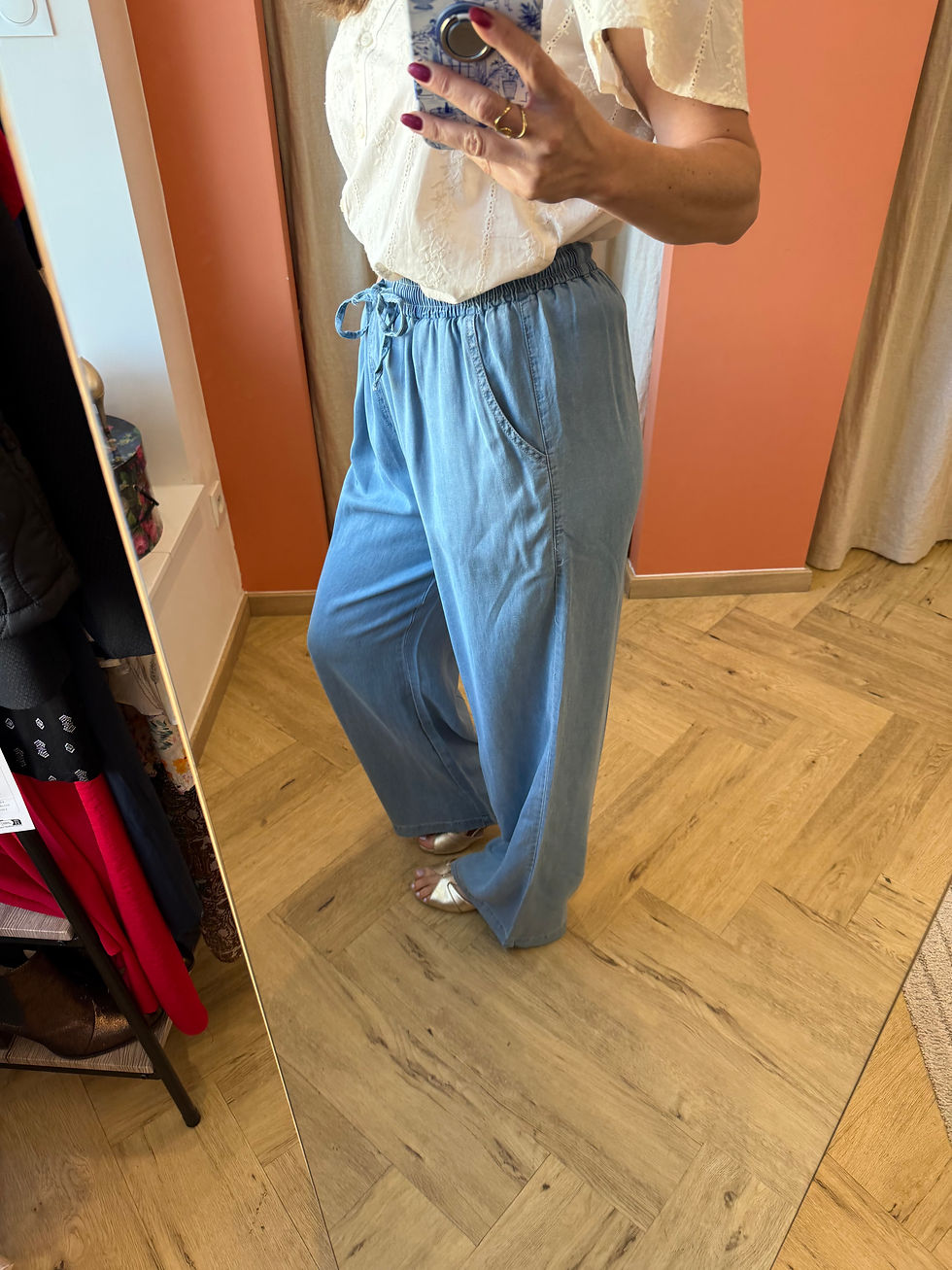 Miniature : Pantalon fluide jeans 