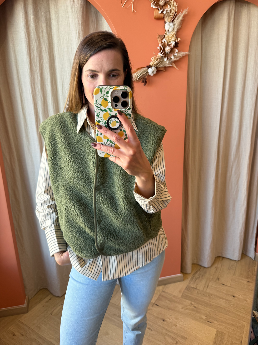 Miniature : Gilet sans manches kaki