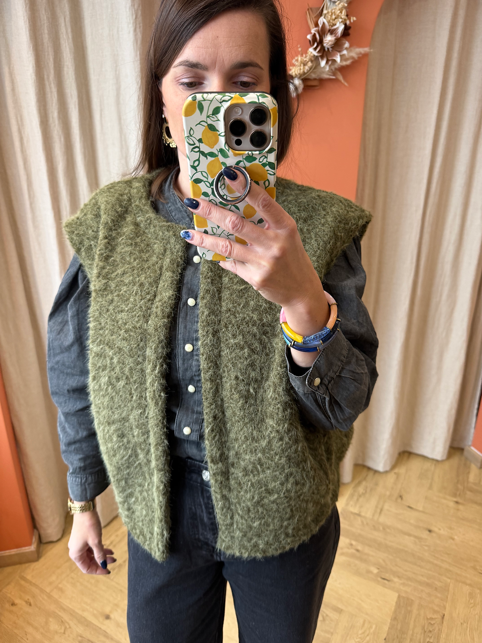 Miniature : Gilet sans manches kaki