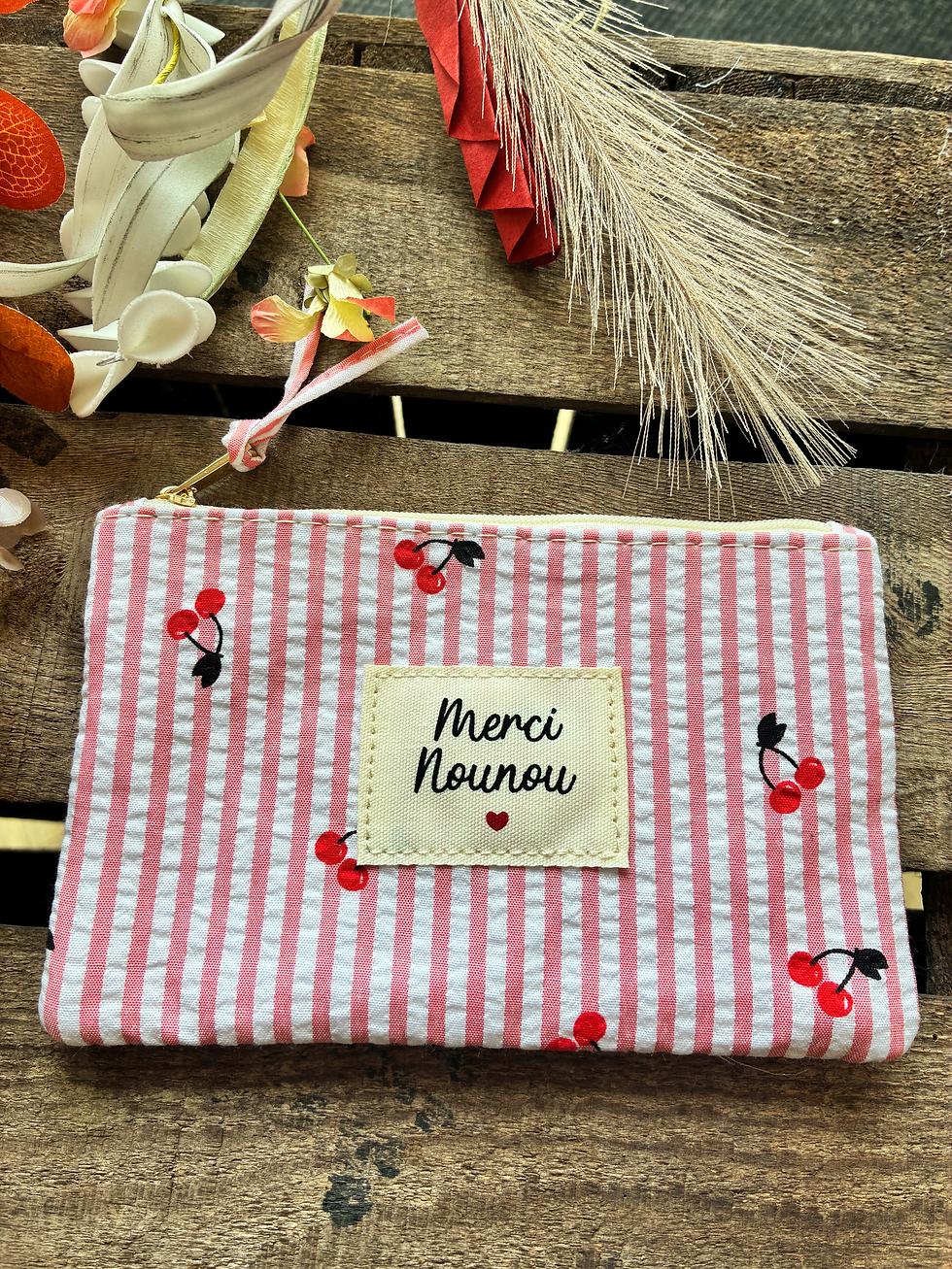 Miniature : pochette nounou cerises 🍒 