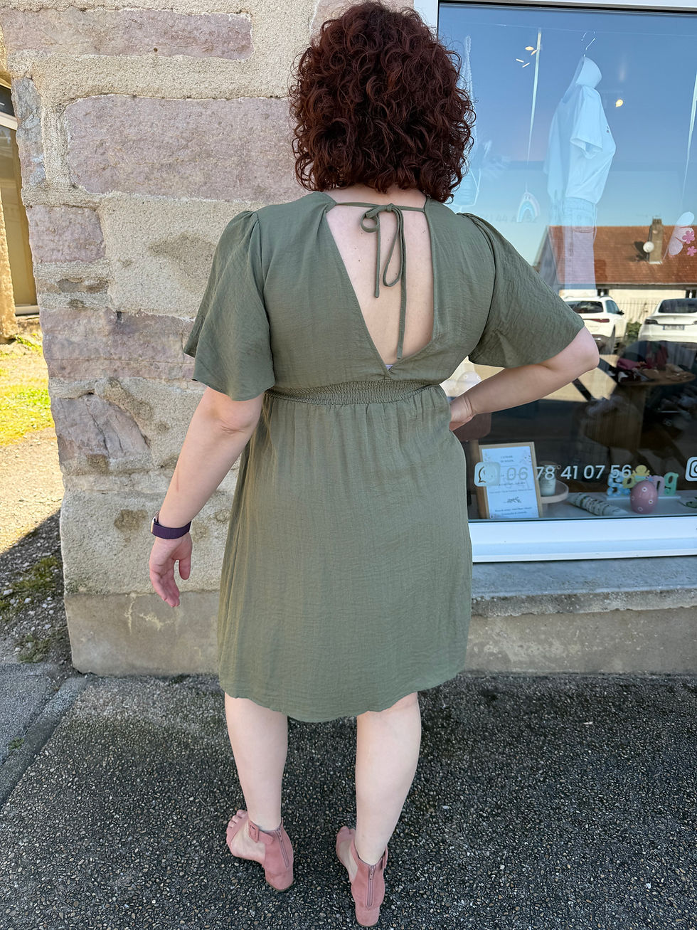 Miniature : Robe courte kaki