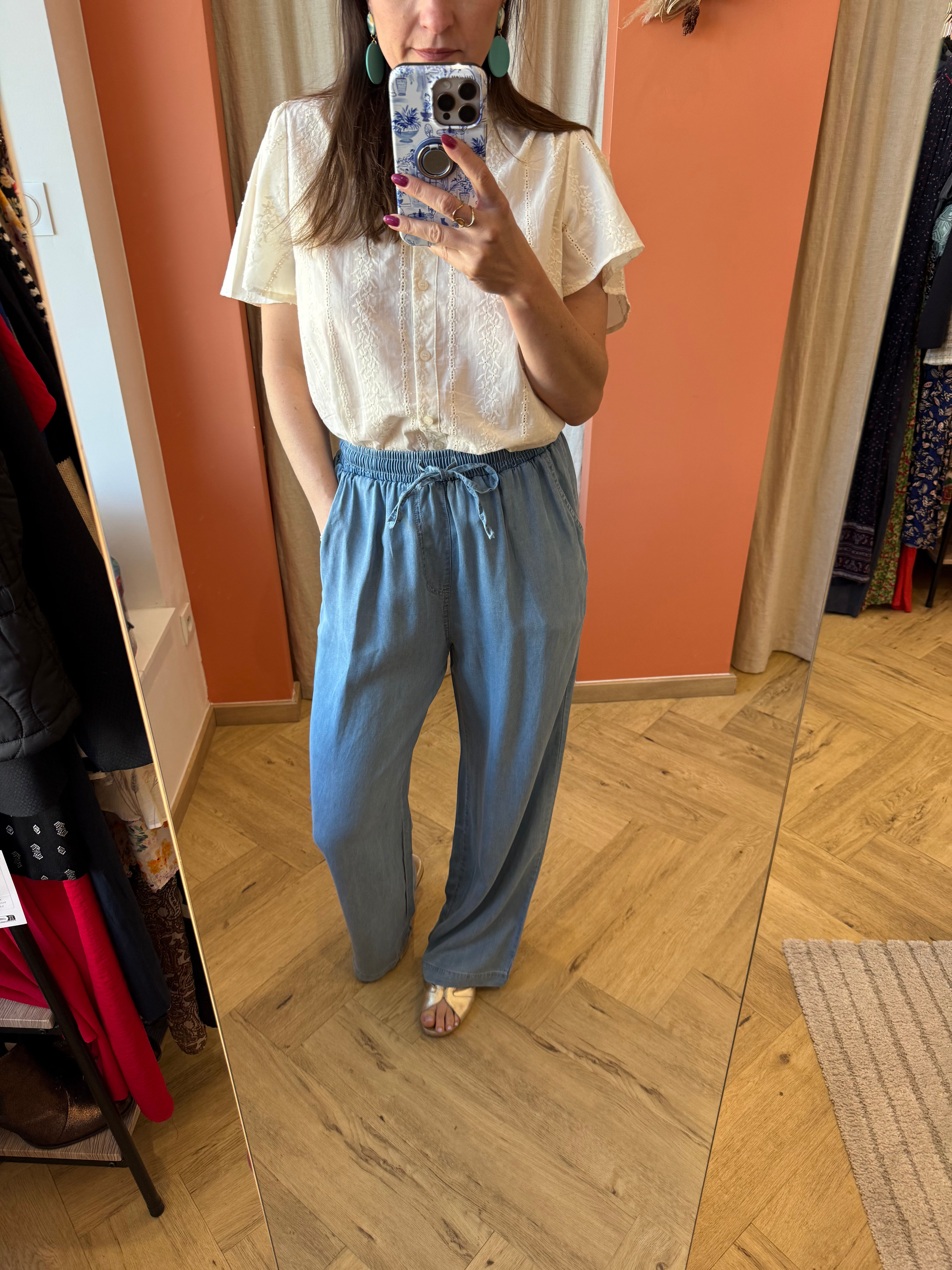 Pantalon fluide jeans 