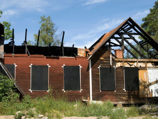 Fire damage restoration