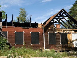 Fire damage restoration