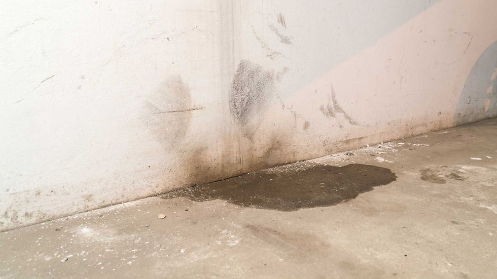 hidden damage cause by water leak