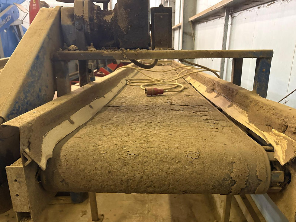 15ft x 2ft Flat Belt Conveyor