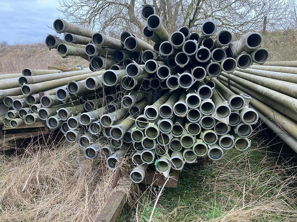 4" and 5" x 9m Irrigation Pipes