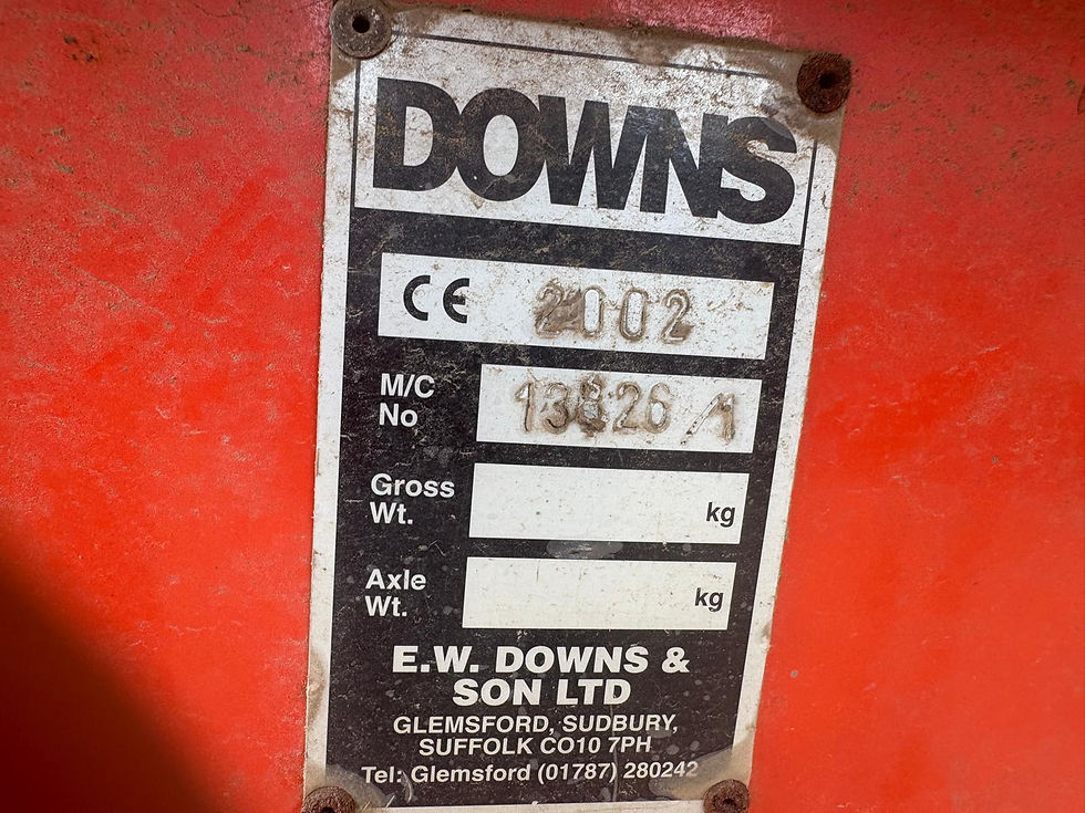 Downs 2002 Hydraulic Lift Twin Head Box Filler